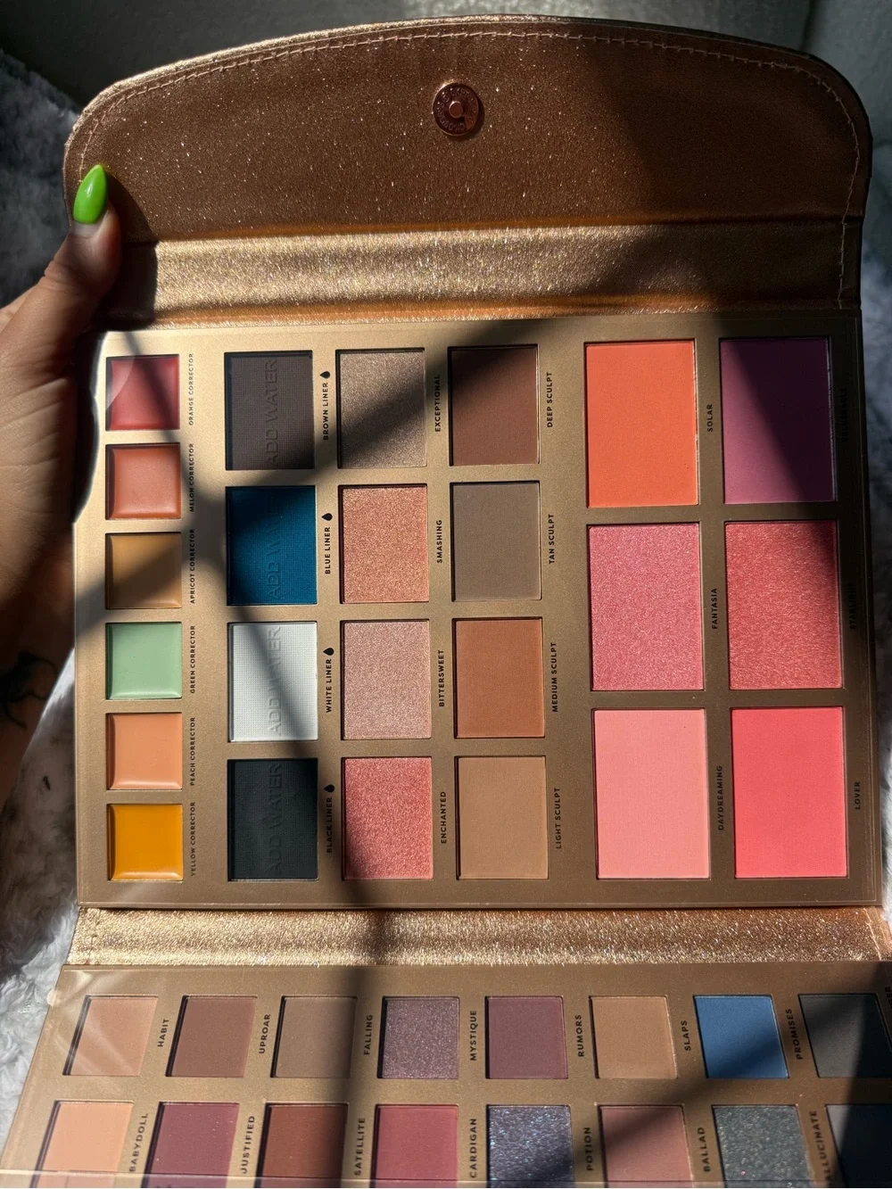 Profusion Artistry eyeshadow and blushes palette